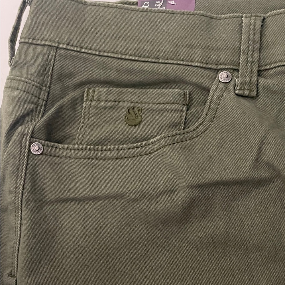 Gloria Vanderbilt Women Original Slimming Jean Amanda Size 18W Pine/Glen /Z5 - Picture 3 of 10